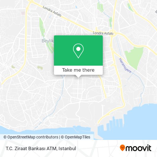 T.C. Ziraat Bankası ATM map