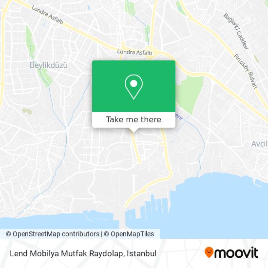 Lend Mobilya Mutfak Raydolap map