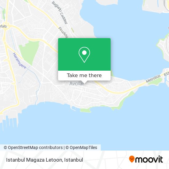 Istanbul Magaza Letoon map