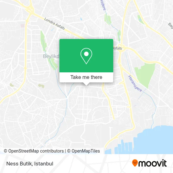 Ness Butik map
