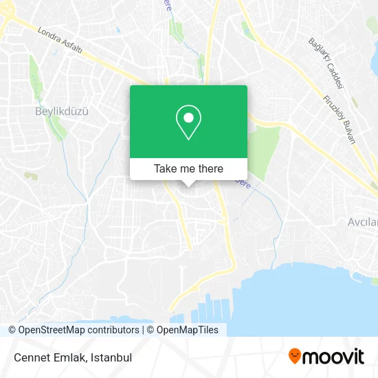Cennet Emlak map