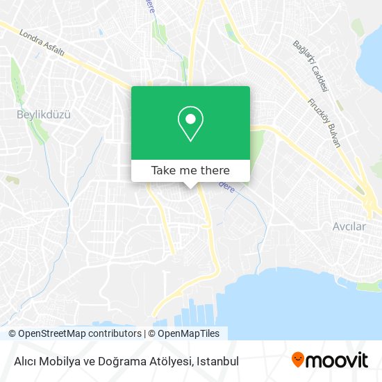 Alıcı Mobilya ve Doğrama Atölyesi map