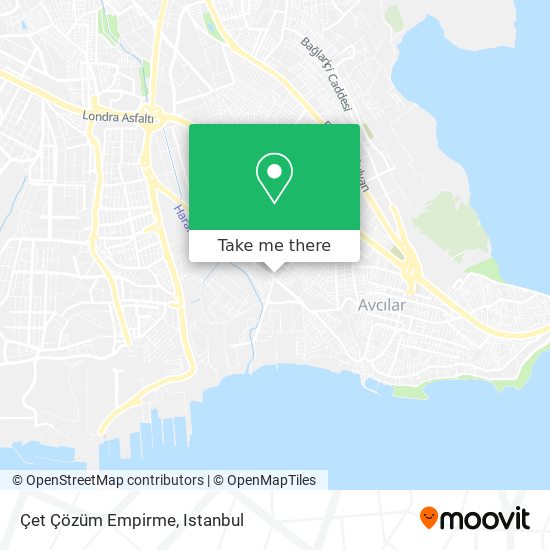 Çet Çözüm Empirme map