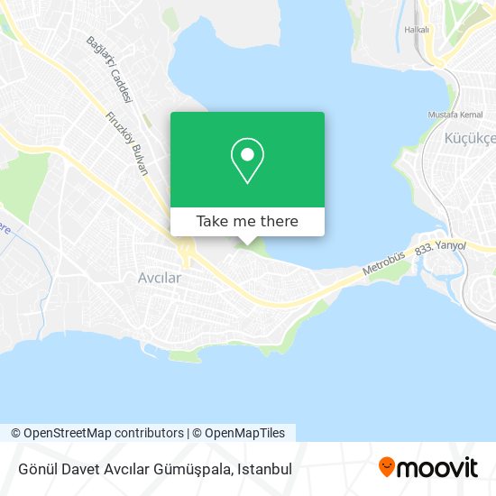 Gönül Davet Avcılar Gümüşpala map
