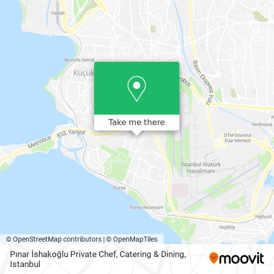 Pınar İshakoğlu Private Chef, Catering & Dining map