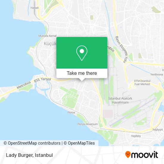 Lady Burger map