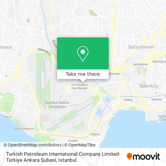 Turkish Petroleum Internatıonal Company Limited- Türkiye Ankara Şubesi map