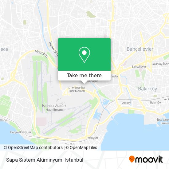 Sapa Sistem Alüminyum map