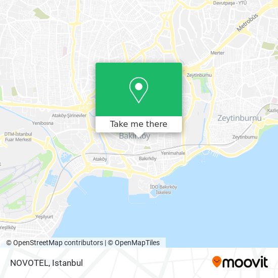 NOVOTEL map