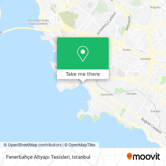 Fenerbahçe Altyapı Tesisleri map