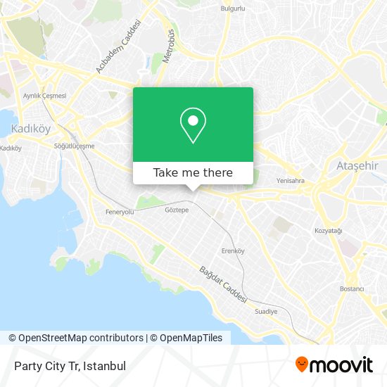 Party City Tr map