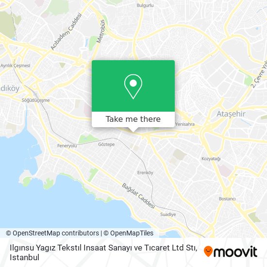 Ilgınsu Yagız Tekstıl Insaat Sanayı ve Tıcaret Ltd Stı map