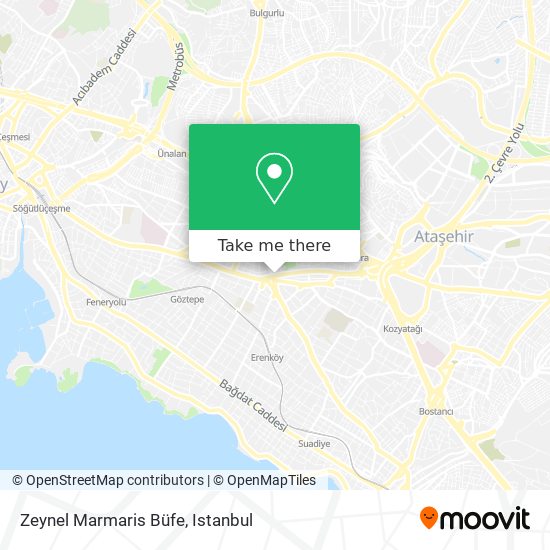 Zeynel Marmaris Büfe map