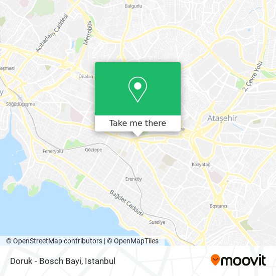 Doruk - Bosch Bayi map