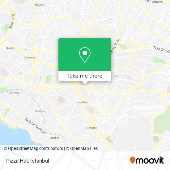 Pizza Hut map