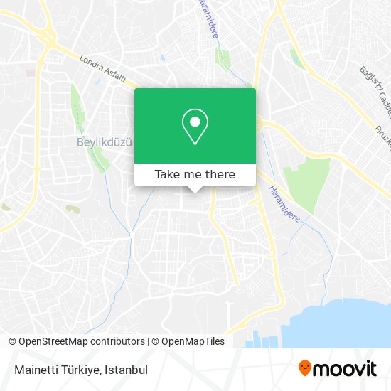 Mainetti Türkiye map