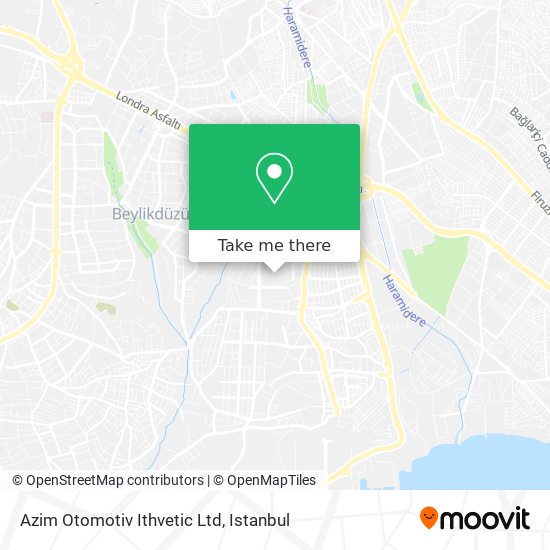 Azim Otomotiv Ithvetic Ltd map