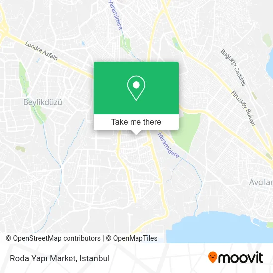 Roda Yapı Market map