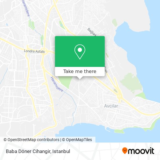 Baba Döner Cihangir map