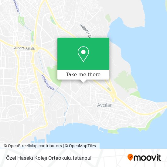 Özel Haseki Koleji Ortaokulu map