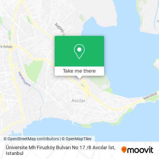 Üniversite Mh Firuzköy Bulvarı No 17 /8 Avcılar İst map