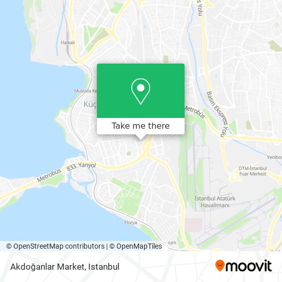 Akdoğanlar Market map