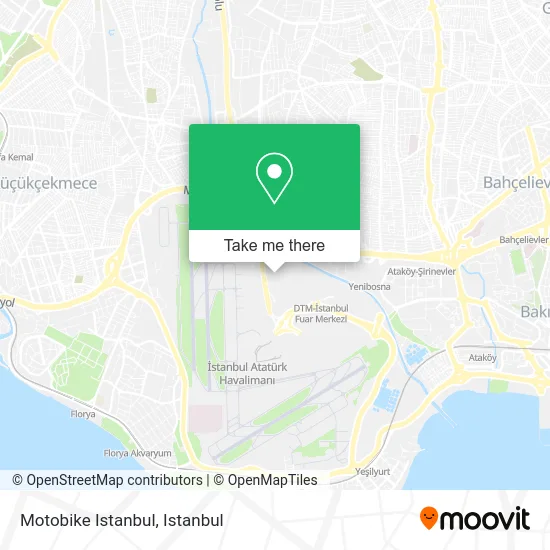 Motobike Istanbul map