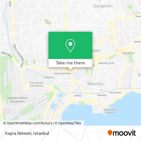 Kayra Iletısım map