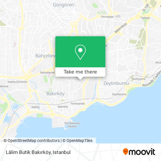 Lâlim Butik Bakırköy map