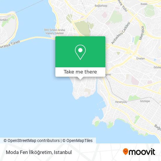 Moda Fen İlköğretim map