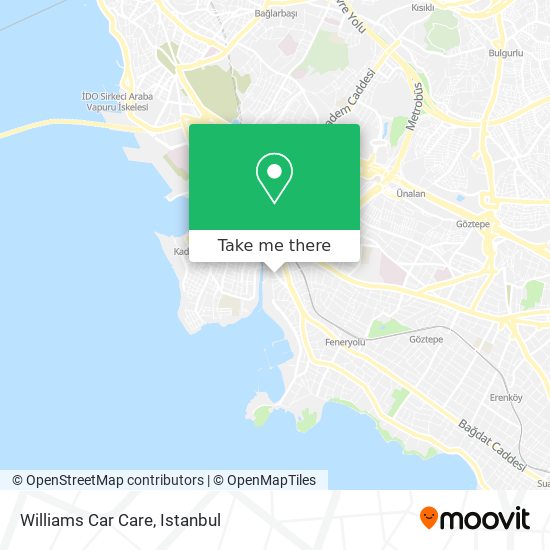 Williams Car Care map