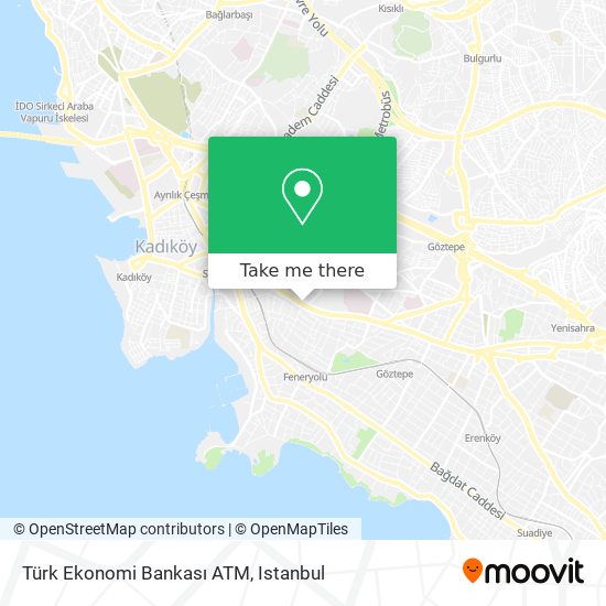 Türk Ekonomi Bankası ATM map