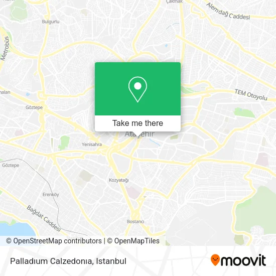 Palladıum Calzedonıa map