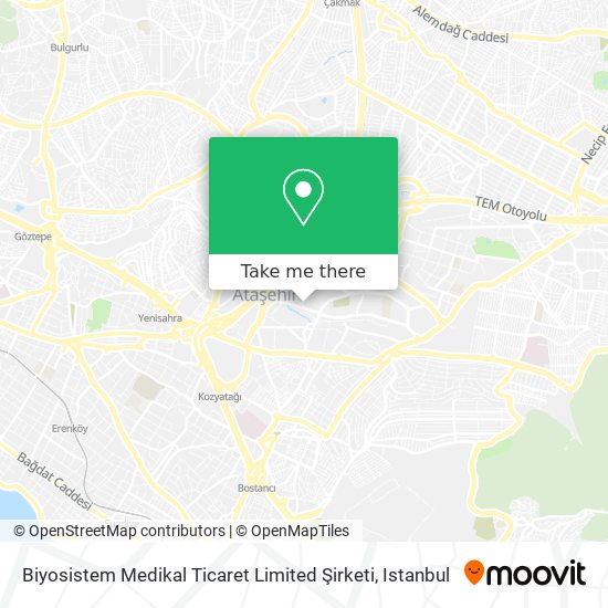 Biyosistem Medikal Ticaret Limited Şirketi map