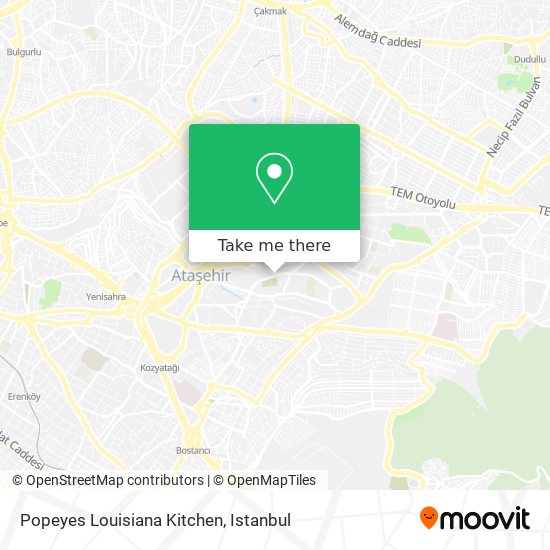 Popeyes Louisiana Kitchen map