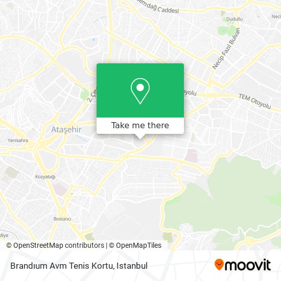 Brandıum Avm Tenis Kortu map