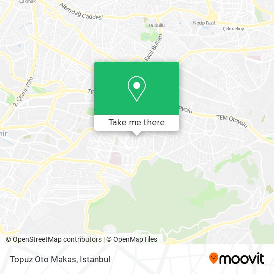 Topuz Oto Makas map