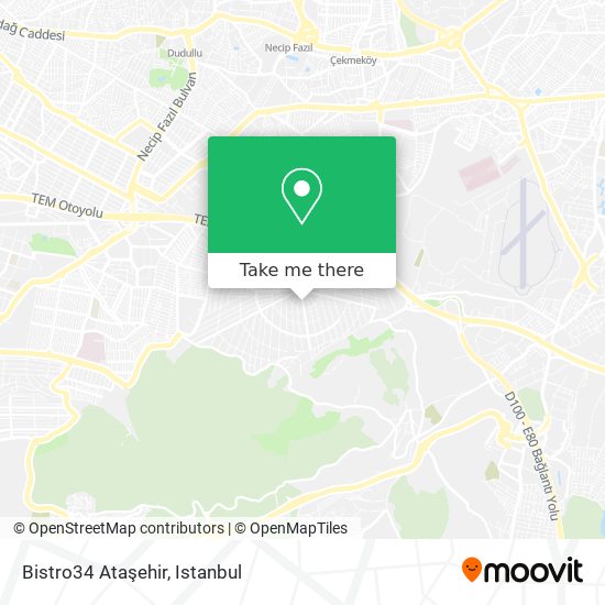 Bistro34 Ataşehir map