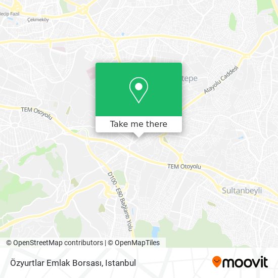 Özyurtlar Emlak Borsası map