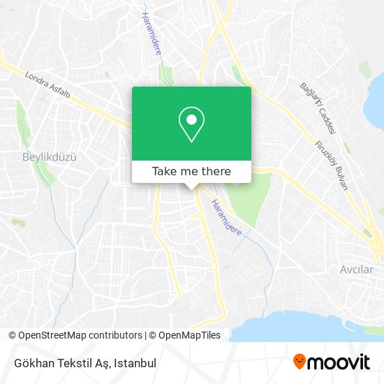 Gökhan Tekstil Aş map