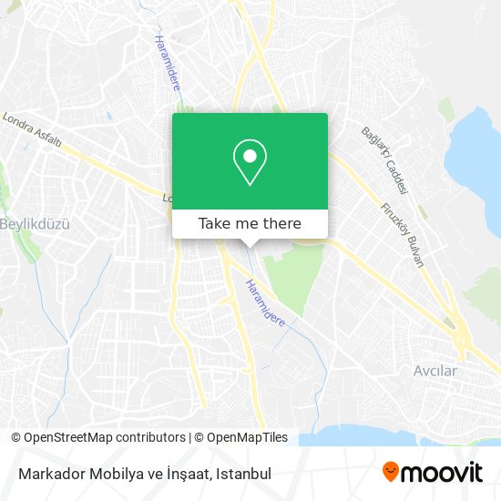 Markador Mobilya ve İnşaat map
