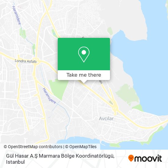 Gül Hasar A.Ş Marmara Bölge Koordinatörlügü map