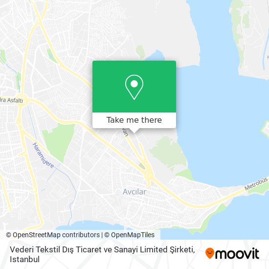 Vederi Tekstil Dış Ticaret ve Sanayi Limited Şirketi map