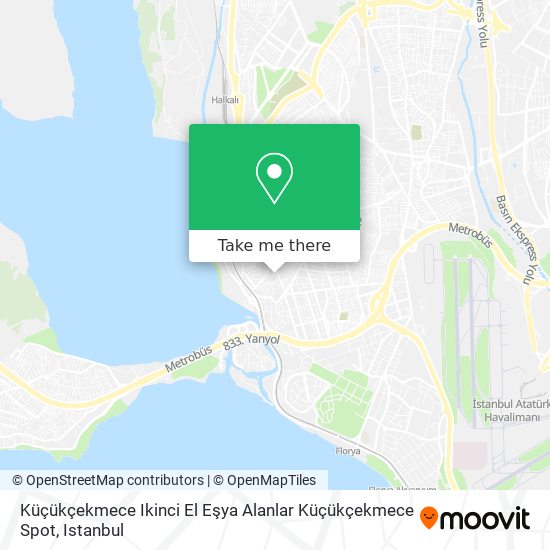 Küçükçekmece Ikinci El Eşya Alanlar Küçükçekmece Spot map