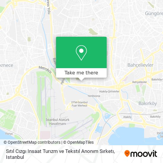 Sıtıl Cızgı Insaat Turızm ve Tekstıl Anonım Sırketı map