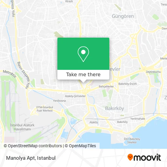 Manolya Apt map