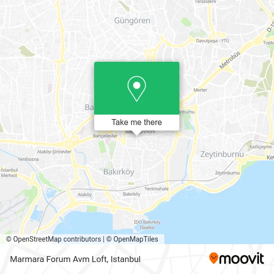 Marmara Forum Avm Loft map