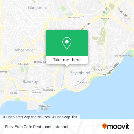Shez Fren Cafe Restauant map