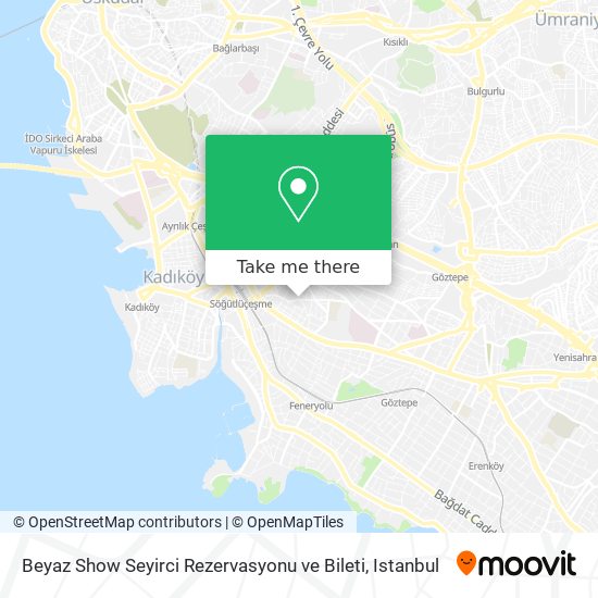 Beyaz Show Seyirci Rezervasyonu ve Bileti map