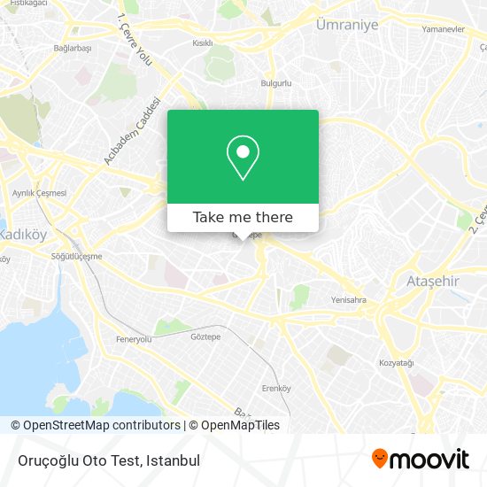 Oruçoğlu Oto Test map